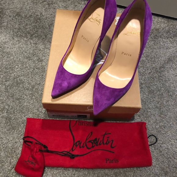Christian Louboutin Shoes - Purple Suede So Kate Christian Louboutin 36 NWT